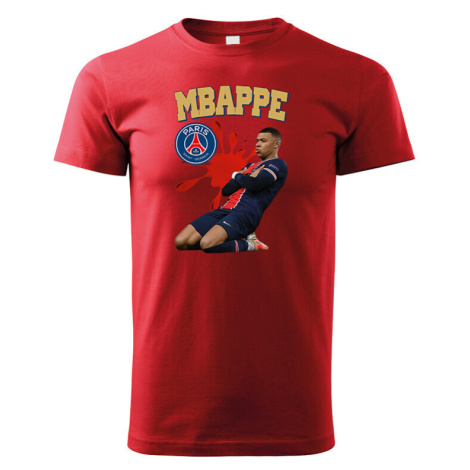 Dětské tričko s potiskem Kylian Mbappé -  dětské tričko pro milovníky fotbalu BezvaTriko