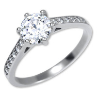 Brilio Silver Stříbrný zásnubní prsten 426 001 00536 04