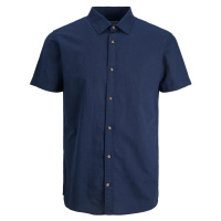 Jack&Jones Pánská košile JJESUMMER Slim Fit 12220136 Navy Blazer