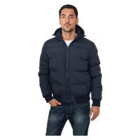 Pánská bunda // Urban Classics Hooded Bubble Blouson navy