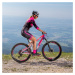 Dámský cyklistický dres s dlouhým rukávem Crussis CSW-061 černo-růžová