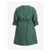 Tmavě zelené dámské vzorované šaty VILA Etna
