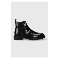 Kožené kotníkové boty Gant Fairwyn pánské, černá barva, 27651406.G00