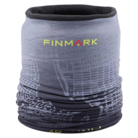 Finmark FSW-130 Dětský multifunkční šátek, šedá, velikost