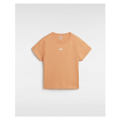 VANS Basic Mini T-shirt Women Orange, Size