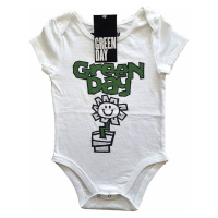 Green Day kojenecké body tričko, Flower Pot White, dětské