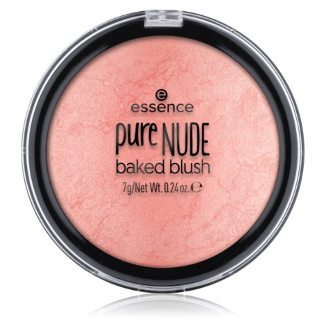 Essence pure NUDE baked pudrová tvářenka odstín 01 Shimmery Rose 7 g