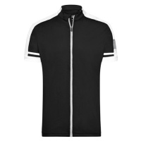 James&Nicholson Pánský cyklistický dres JN454 Black