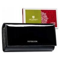 Dámská kožená peněženka Peterson BC-490 černá