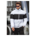 Madmext White High Neck Puffer Coat 6806