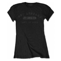 Def Leppard tričko, Collegiate Logo Girly, dámské