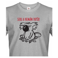 Pánské tričko Seru a nemám papír - triko s koalou