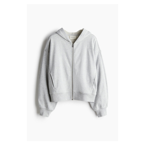 H & M - Sports zip-through hoodie - šedá H&M