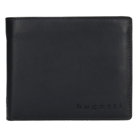 Pánská kožená peněženka Bugatti Nilsen - černá