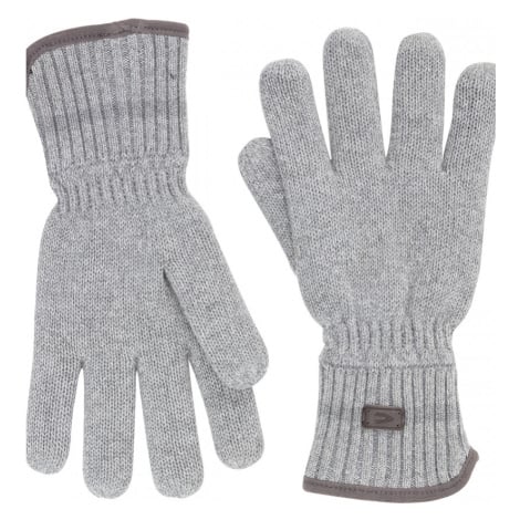 Rukavice camel active knitted gloves šedá