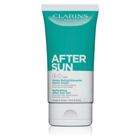 Clarins After Sun Refreshing After Sun Gel zklidňující gel po opalování na obličej a tělo 150 ml