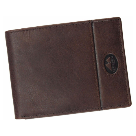 Pánská kožená peněženka EL FORREST 892/A-22 RFID tmavě hnědá