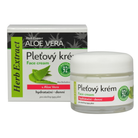 Vivaco Herb extrakt Pleťový krém Aloe vera HERB EXTRACT 50 ml