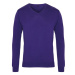 Premier Workwear Pánský pletený svetr PR694 Purple -ca. Pantone 269