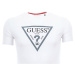 Pánské bílé tričko Guess s textilní aplikací