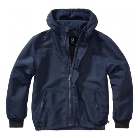 Kids Windbreaker Frontzip - navy Brandit