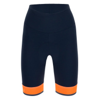 SANTINI Cyklistické kalhoty krátké bez laclu - GIADA LUX LADY - modrá/oranžová