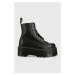 Kožené workery Dr. Martens 1460 Pascal Max dámské, černá barva, na platformě, DM26925001