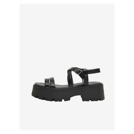 Černé dámské sandály na platformě ONLY Mercery-1 - Dámské