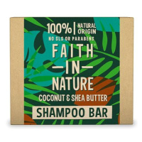 FAITH IN NATURE Tuhý šampon Kokos-bamb. máslo 85 g