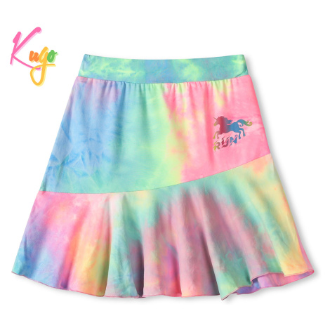 Dívčí sukně - KUGO CY1002, duhová světlejší Barva: Mix barev