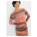 Bonprix RAINBOW šaty s řasením Barva: Oranžová, Mezinárodní