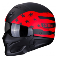 SCORPION EXO-COMBAT Rookie moto přilba matná černo/červená
