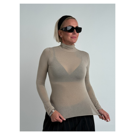 Béžové dámské svetry klasické