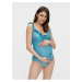 Modré těhotenské jednodílné plavky Mama.licious Daria