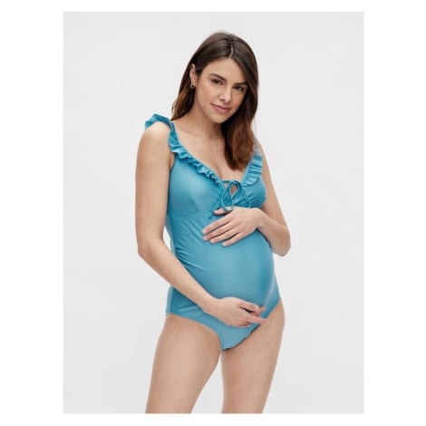 Modré těhotenské jednodílné plavky Mama.licious Daria Mama Licious