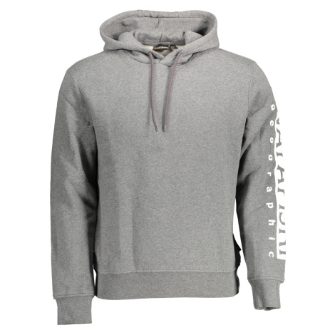 Šedá mikina s kapucí Napapijri