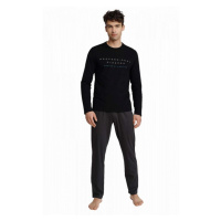 Henderson Insure 40963-99X černo-tmavě šedé Pánské pyžamo