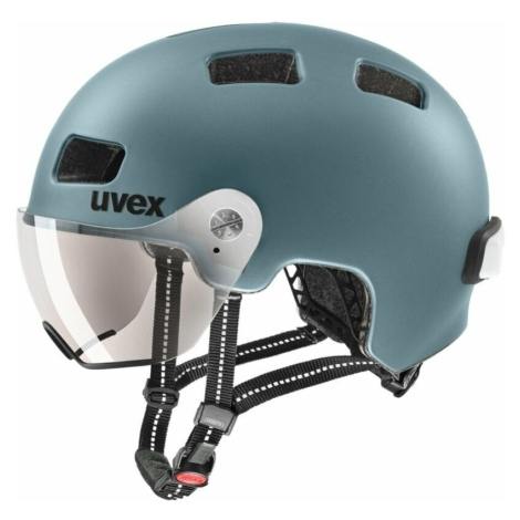 UVEX Rush Visor Deep Turquoise Matt Cyklistická helma