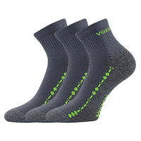 Voxx Vector Unisex ponožky s volným lemem - 3 páry BM000000615800101466 tmavě šedá