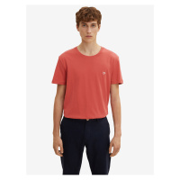 Červené pánské basic tričko Tom Tailor Denim