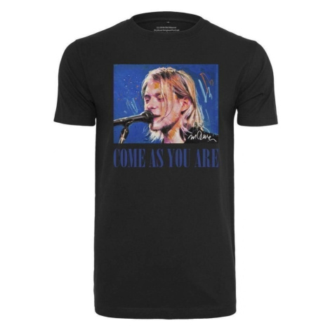 Kurt Cobain Tričko Logo Černá