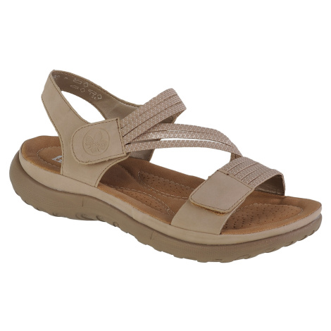 BÉŽOVÉ DÁMSKÉ SANDÁLY RIEKER SANDALS 64870-62 Béžová