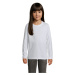 SOĽS Imperial Lsl Kids Dětské tričko s dlouhým rukávem SL02947 Bílá