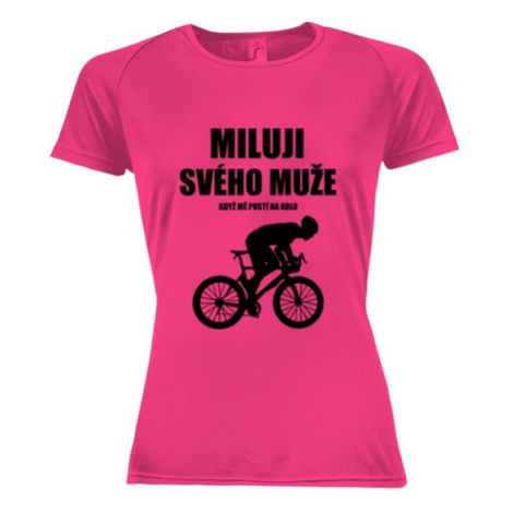 Dámské funkční tričko Miluji svého muže - kolo