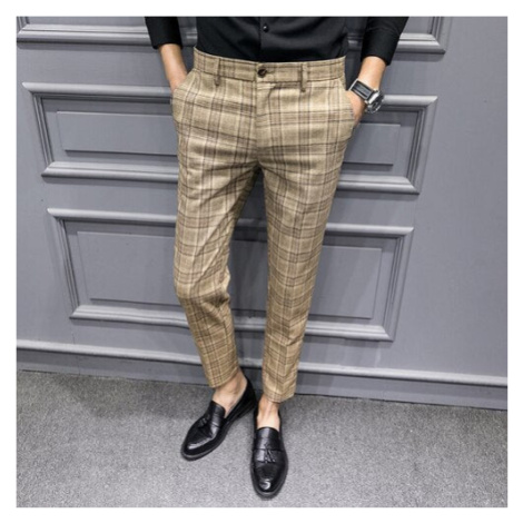 Kostkované pánské kalhoty British styl JFC FASHION