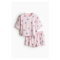 H & M - Pyžamo tričko a šortky - růžová