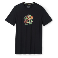 Smartwool M DEF LYFE SHORT SLEEVE GRAPHIC TEE SLIM FIT black