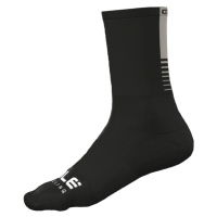 ALÉ Cyklistické ponožky klasické - LIGHT - černá/šedá