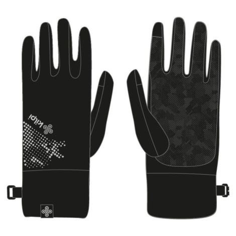 Běžecké rukavice Kilpi Caspi-U černá