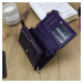 Dámská kožená peněženka Gregorio FS-106 fialová